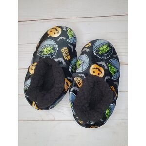 3T -4T Disney Star Wars Grogu Baby Yoda Toddler Halloween Black Non-Slip Socks